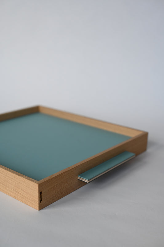 WENDETABLETT EICHE (CHARCOAL/AQUAVERT)