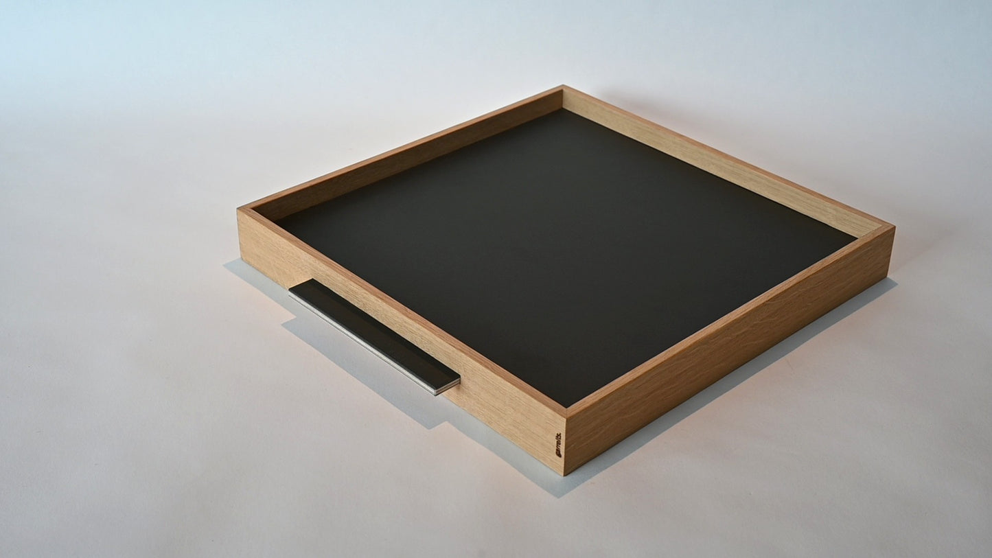 WENDETABLETT EICHE (POWDER/DARK GRAY)